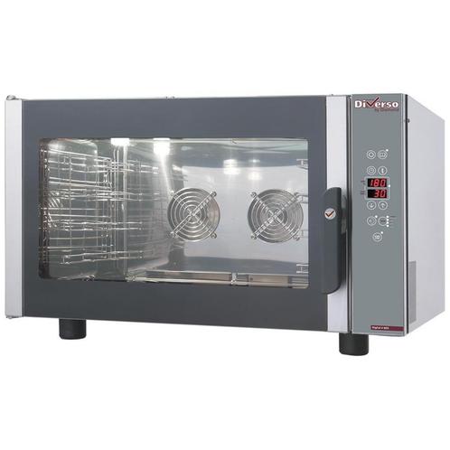 Elektrische stoom/convectieoven, programmeerbaar 4x GN 1/1, Articles professionnels, Horeca | Équipement de cuisine, Envoi