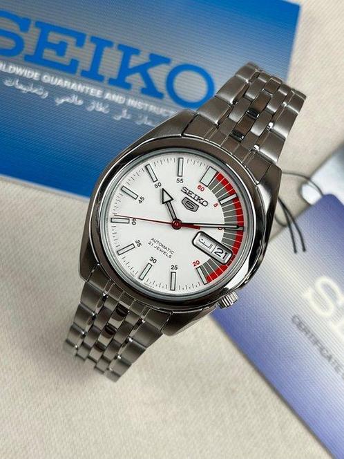 Seiko - 5 - Automatic Day Date - Zonder Minimumprijs -, Handtassen en Accessoires, Horloges | Heren