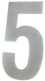 Huisnummer 5 130 mm rvs, Nieuw, Overige materialen, Klink of Kruk