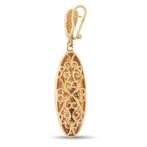 Oorbellen - 18 karaat Geel goud, Hasba 18K Geel Goud 2,86ct, Nieuw