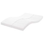 vidaXL Schuimmatras 7 zones hardheid 20 ILD 120x210 cm wit, Huis en Inrichting, Slaapkamer | Matrassen en Bedbodems, Verzenden