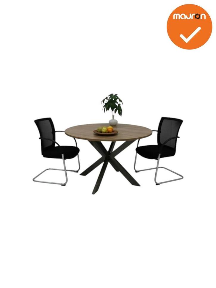 Mauforce Ronde tafel - 120 cm - Stervoet in kleur naar keuze, Zakelijke goederen, Kantoor en Winkelinrichting | Kantoormeubilair en Inrichting