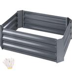 tectake Hoge plantenbak Valeriana 140l verzinkt 80x60x30cm -, Verzenden, Nieuw