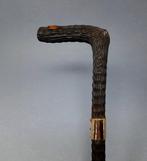 Wandelstok - Hout, Metaal - Geïnspireerd door het Zwarte