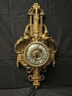 Cartel klok -   Verguld brons - 1850-1900, Antiek en Kunst, Antiek | Klokken