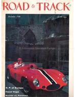 1956 ROAD AND TRACK MAGAZINE DECEMBER ENGELS, Nieuw