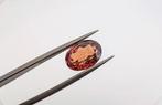 1 pcs  Orange, Rose Sapphire Padparadscha  - 5.65 ct -, Handtassen en Accessoires, Edelstenen, Nieuw