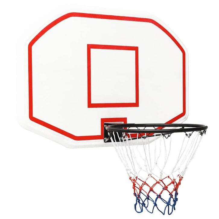vidaXL Basketbalbord 109x71x3 cm polyetheen wit, Sports & Fitness, Basket, Envoi
