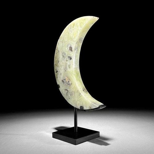 PAS DE PRIX DE RÉSERVE - Un bel onyx En forme de croissant, Antiek en Kunst, Kunst | Designobjecten