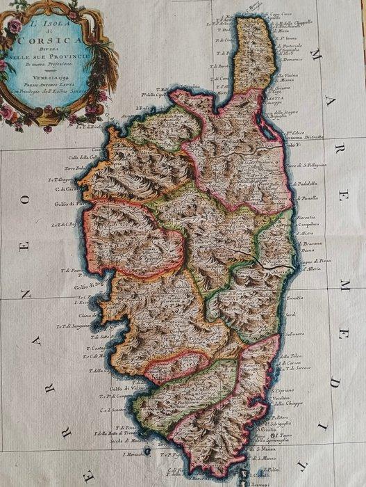 Frankrijk - Corsica; Antonio Zatta (Venezia, 1722–1804) -, Livres, Atlas & Cartes géographiques