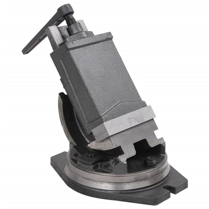 vidaXL Bankschroef met 2 assen kantelbaar 160 mm, Doe-het-zelf en Bouw, Gereedschap | Handgereedschap, Nieuw, Verzenden