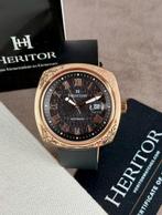 Heritor - Heritor Davenport Automatic Date Rose Gold/Black -, Handtassen en Accessoires, Nieuw