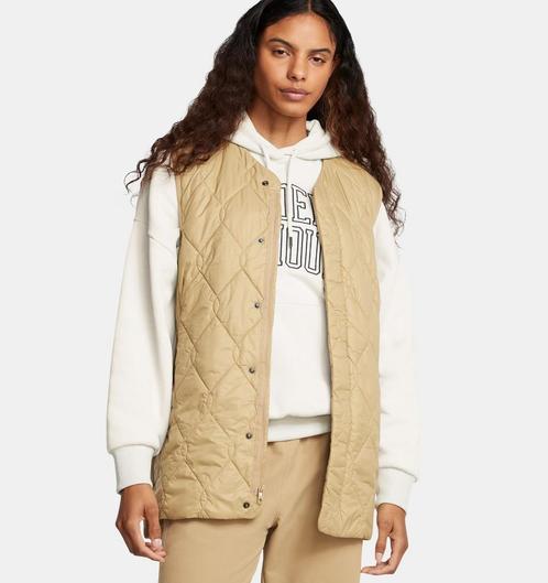 Under Armour Diamond Vest-Camel--Camel - Maat MD, Kleding | Dames, Truien en Vesten, Nieuw, Maat 38/40 (M), Ophalen of Verzenden