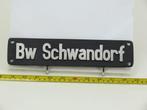 Lokschild BW Schwandorf (Spoorwegen 1:1), Verzamelen, Ophalen of Verzenden, Gebruikt, Overige typen