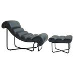 Georges Charles van Rijk fauteuil met voetbank, Huis en Inrichting, Fauteuils, Verzenden, Nieuw