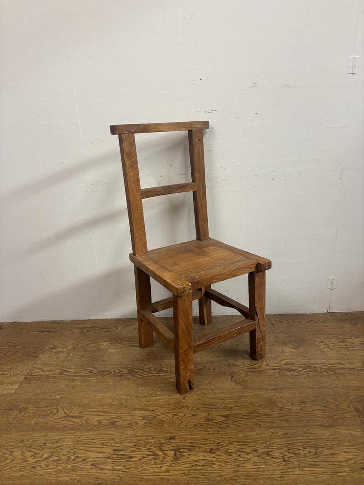 Gebruikte Teak Stoelen - S3143- Vintage/Café, Huis en Inrichting, Stoelen, Ophalen