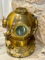 Casque de plongée - Acier, Fer - Casco Palombaro Mark V, Antiek en Kunst