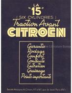 1951 CITROËN TRACTION AVANT LA 15 INSTRUCTIEBOEKJE FRANS