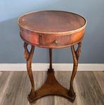 Selva - Houten gueridon / bijzettafel met zwanenpoten -, Antiek en Kunst