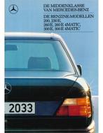 1987 MERCEDES BENZ E KLASSE BROCHURE NEDERLANDS, Ophalen of Verzenden, Nieuw