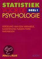 Statistiek voor de psychologie 9789053528617 J.L. Ellis, Verzenden, Gelezen, J.L. Ellis