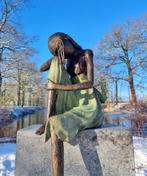 sculptuur, Abstract kunstwerk - 100 cm - Brons, Antiek en Kunst