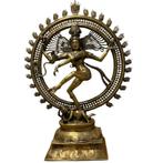 Beeld Shiva Nataraj XXXL Dubbele Ring - Brons/Messing, Sport en Fitness, Nieuw, Ophalen of Verzenden