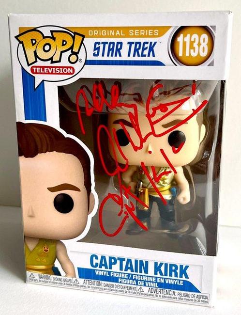 Star Trek - William Shatner (Captain Kirk) Funko Pop, signed, Verzamelen, Film en Tv