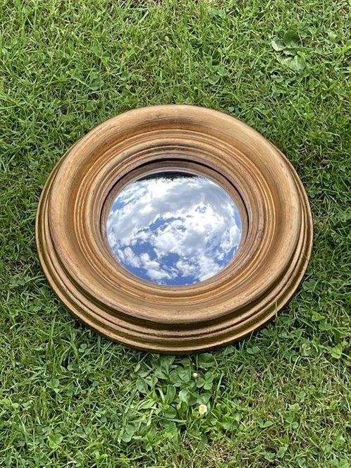 Miroir mural- Miroir rond - Verre - miroir, Antiek en Kunst, Curiosa en Brocante