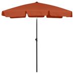 vidaXL Strandparasol 180x120 cm terracottakleurig, Tuin en Terras, Verzenden, Nieuw
