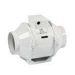 Buisventilator met thermostaat | 125 mm | 280 m3/h | 230V |, Doe-het-zelf en Bouw, Nieuw, Verzenden