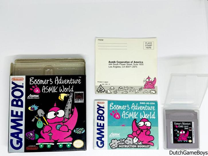 Gameboy Classic - Boomers Adventure - ASMIK World + Reg. Ca, Games en Spelcomputers, Games | Nintendo Game Boy, Gebruikt, Verzenden