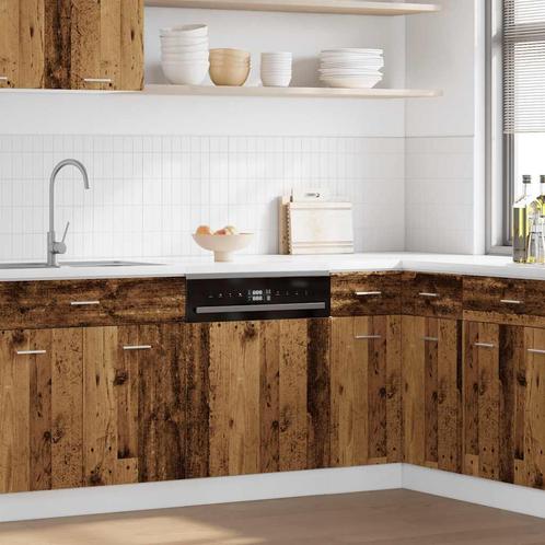 vidaXL Vaatwasserpaneel 60x1,5x67 cm bewerkt hout oud, Huis en Inrichting, Kasten | Overige, Nieuw, Verzenden