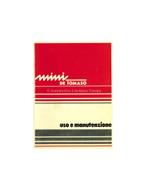 1977 INNOCENTI MINI DE TOMASO INSTRUCTIEBOEKJE ITALIAANS, Auto diversen, Handleidingen en Instructieboekjes