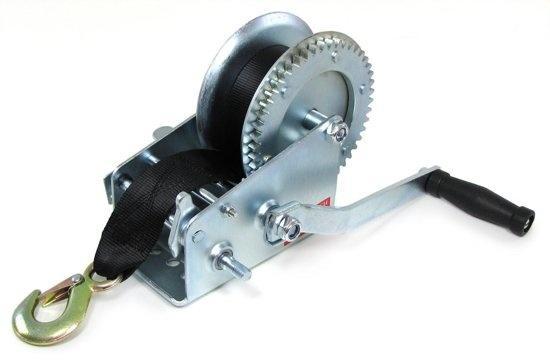 Professionele handlier zilver met singelband 1360 kg 8 meter, Bricolage & Construction, Treuils et Palans, Enlèvement ou Envoi