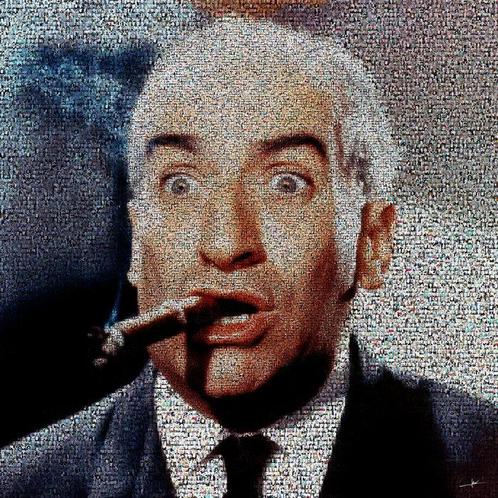 David Law - Crypto Louis de Funès XXL, Antiek en Kunst, Kunst | Schilderijen | Modern