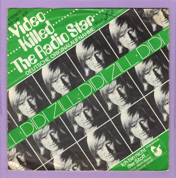 Didi Zill – Video Killed The Radio Star / Ich Bin Nicht Der, Cd's en Dvd's, Vinyl Singles, Ophalen of Verzenden
