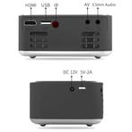 T20 LED Projector - Mini Beamer Home Media Speler Zwart, Audio, Tv en Foto, Diaprojectoren, Verzenden, Nieuw