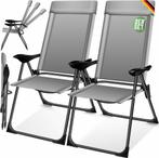Set van 2 x tuinstoelen - verstelbaar -ergonomisch, Verzenden, Nieuw