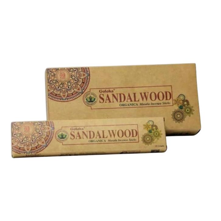 Goloka Sandalwood Organica Wierook, Sport en Fitness, Gezondheidsproducten en Wellness, Ophalen of Verzenden