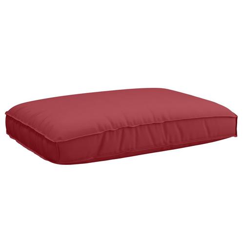 vidaXL Palletkussen voor zitting Wijnrood 120 x 80 x 12 cm, Huis en Inrichting, Woonaccessoires | Kussens, Nieuw, Verzenden