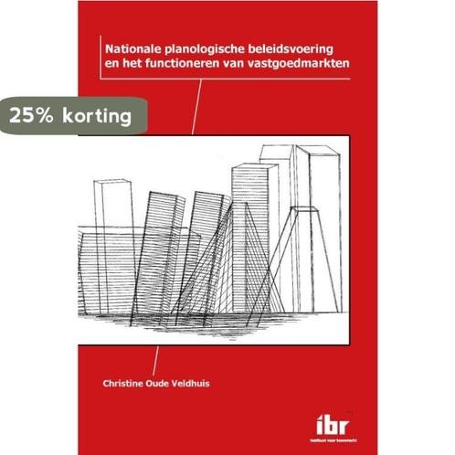 Nationale planologische beleidsvoering en het functioneren, Boeken, Schoolboeken, Zo goed als nieuw, Verzenden