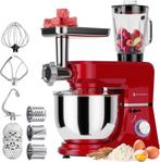 2dekans | KitchenBrothers Keukenmachine - 6-in-1 Keukenrobot, Elektronische apparatuur, Keukenmixers, Ophalen of Verzenden, Nieuw
