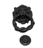 Deurklopper leeuwenkop, ijzer zwart, Ophalen of Verzenden, Nieuw