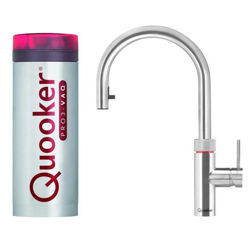 Quooker Flex RVS met PRO3 VAQ-E Boiler, Doe-het-zelf en Bouw, Sanitair, Kraan, Nieuw, Ophalen of Verzenden