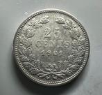 Pays-Bas. Wilhelmina. 25 cent 1901a, met brede hals (Sans