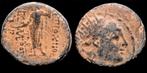 175-164bc Seleucid Kingdom Antiochos Iv Epiphanes Ae18 Brons, Timbres & Monnaies, Monnaies & Billets de banque | Collections, Verzenden