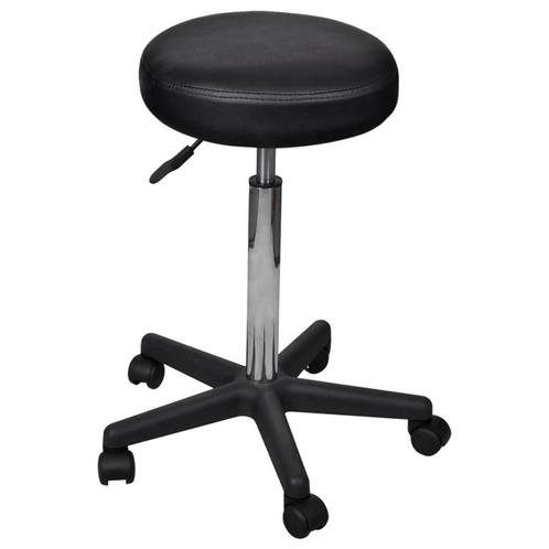 vidaXL Tabouret de bureau Noir, Maison & Meubles, Bureaux, Neuf, Envoi