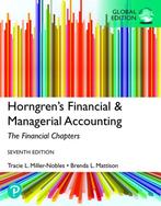 Horngrens Financial & Managerial Accounting, The Financial, Verzenden, Zo goed als nieuw, Tracie Miller-Nobles
