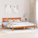 vidaXL Bedframe Bruin 180 x 200 cm Massief grenenhout, Verzenden, Nieuw